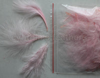 1/4 oz Blush Pink  1-3" Turkey Marabou Loose Feathers 50-70 Pieces