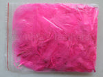 1/4 oz Hot Pink  1-3" Turkey Marabou Loose Feathers 50-70 Pieces