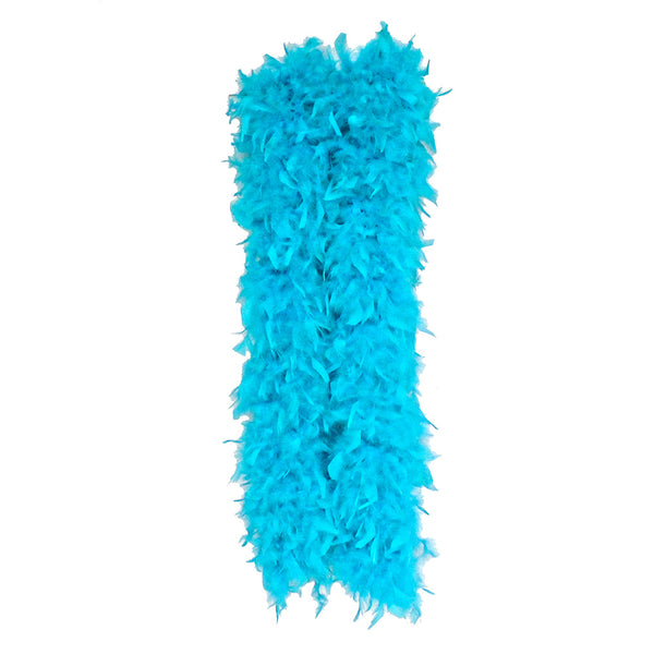 150 Grams Turquoise Chandelle Feather boa
