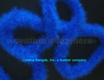 75 Grams Royal Blue Marabou Feather Boa