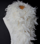 180 Grams Ivory Chandelle Feather Boa