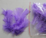 0.35 oz Lavender 3-4" Turkey Plumage Loose Feathers 80-120 Pieces