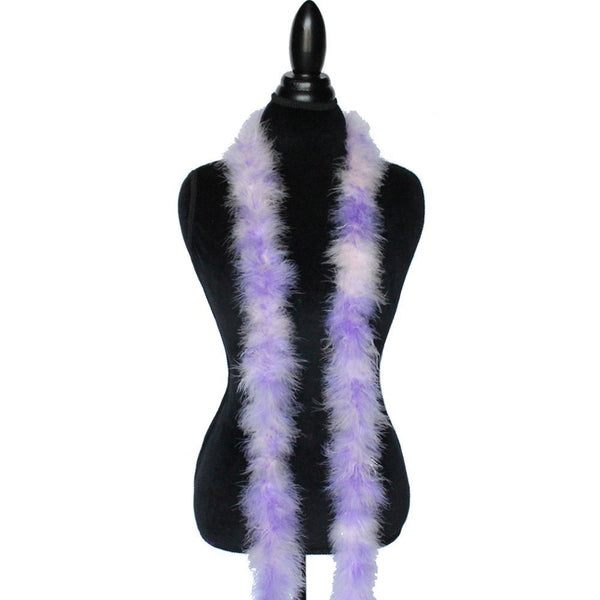22 Grams Baby Pink/Lavender Mix Marabou Feather Boa
