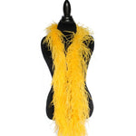 2 ply 72" Gold Yellow Ostrich Feather Boa