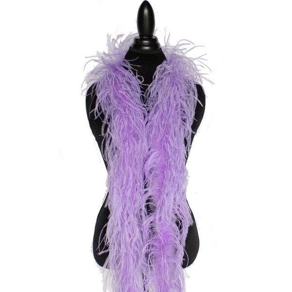 2 ply 72" Lavender Ostrich Feather Boa