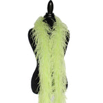 2 ply 72" Chartreuse Green Ostrich Feather Boa