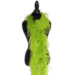2 ply 72" Lime Green Ostrich Feather Boa