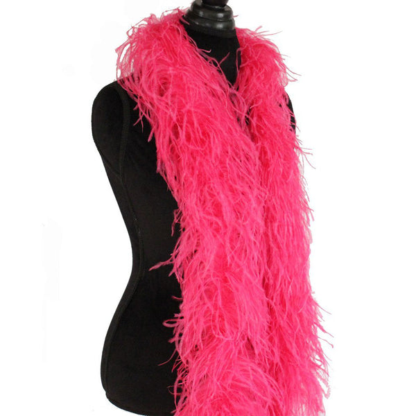 3 ply 72" Mauve Pink Ostrich Feather Boa
