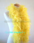 45 Grams Yellow Chandelle Feather Boa