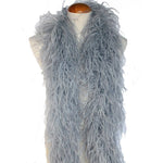 4 ply 72" Silver Grey Ostrich Feather Boa