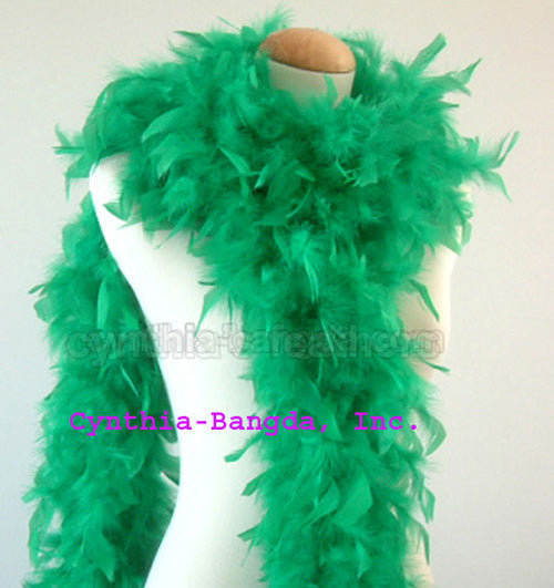 65 Grams Emerald Green Chandelle Feather Boa