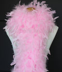 80 Grams Candy Pink Chandelle Feather Boa