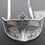 Venetian Mask, White  Venetian  Masquerade Mask 8A6B SKU: 6C22