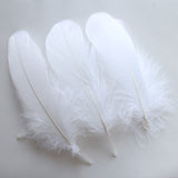 Goose Feathers, White Goose Nagoire Feathers Crafting Decoration Halloween Costume SKU: 7D43
