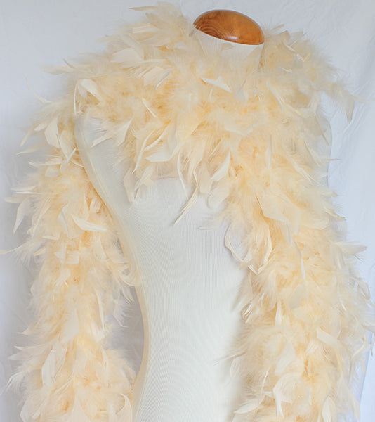 65 Grams Champagne Chandelle Feather Boa