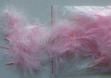1/4 oz Baby Pink  1-3" Turkey Marabou Loose Feathers 50-70 Pieces