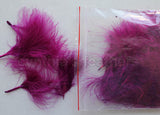 1/4 oz Purple Plum 1-3" Turkey Marabou Loose Feathers 50-70 Pieces