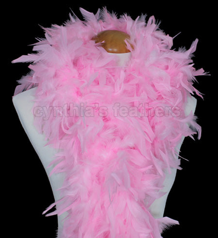 100 Grams Candy Pink Chandelle Feather Boa