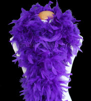 100 Grams Regal Purple Chandelle Feather Boa