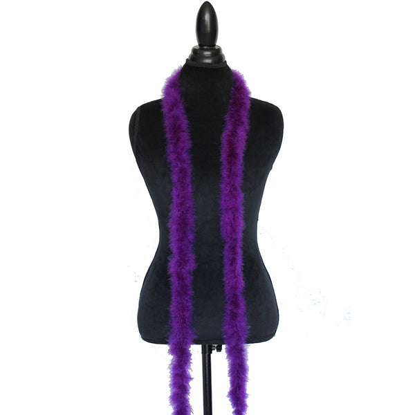 15 Grams Dark Purple Marabou Feather Boa