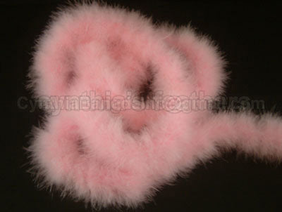 75 Grams Baby Pink Marabou Feather Boa