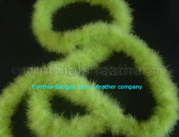 75 Grams Light Lime Green Marabou Feather Boa