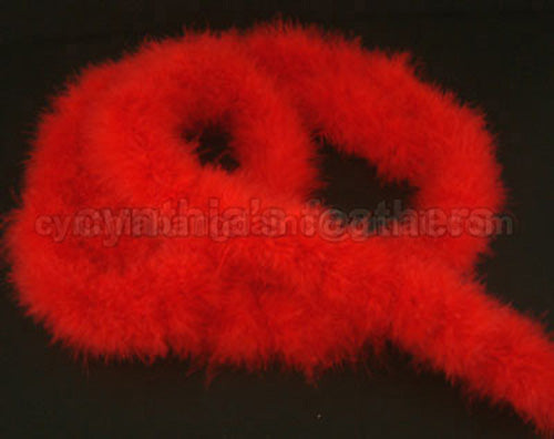 75 Grams Red Marabou Feather Boa