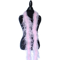 1 ply 72" 	Baby Pink Ostrich Feather Boa