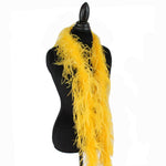 1 ply 72" Golden Yellow Ostrich Feather Boa