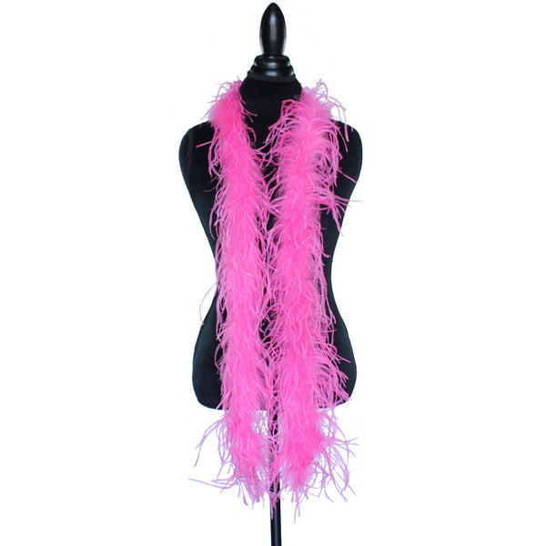 1 ply 72" Hot Pink Ostrich Feather Boa