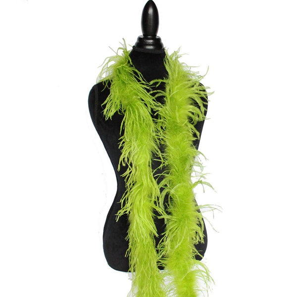 1 ply 72" 	Lime Green Ostrich Feather Boa