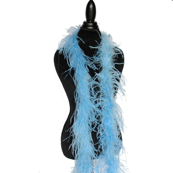 1 ply 72" Periwinkel Ostrich Feather Boa