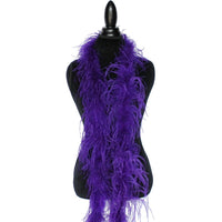 1 ply 72" 	Purple Ostrich Feather Boa