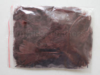 0.35 oz Chocolate Brown  3-4" Turkey Plumage Loose Feathers 80-120 Pieces