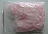0.35 oz Blush Pink  3-4" Turkey Plumage Loose Feathers 80-120 Pieces
