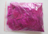 0.35 oz Purple Plum 3-4" Turkey Plumage Loose Feathers 80-120 Pieces