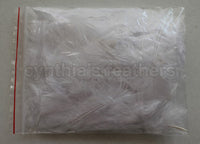0.35 oz White  3-4" Turkey Plumage Loose Feathers 80-120 Pieces