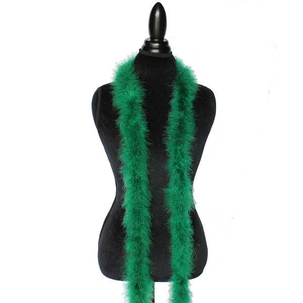 22 Grams Emerald Green Marabou Feather Boa