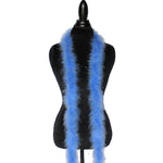 22 Grams Azure Blue With Lurex Tinsel Marabou Feather Boa