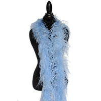 2 ply 72" Light Blue Ostrich Feather Boa