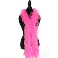 2 ply 72" Hot Pink Ostrich Feather Boa