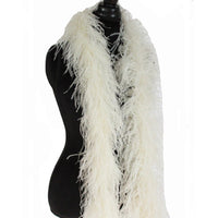 3 ply 72" Ivory Ostrich Feather Boa