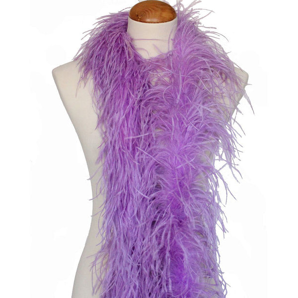 3 ply 72" Lavender Ostrich Feather Boa
