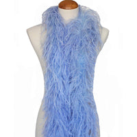 3 ply 72" Light Blue Ostrich Feather Boa