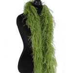 3 ply 72" Olive Green Ostrich Feather Boa
