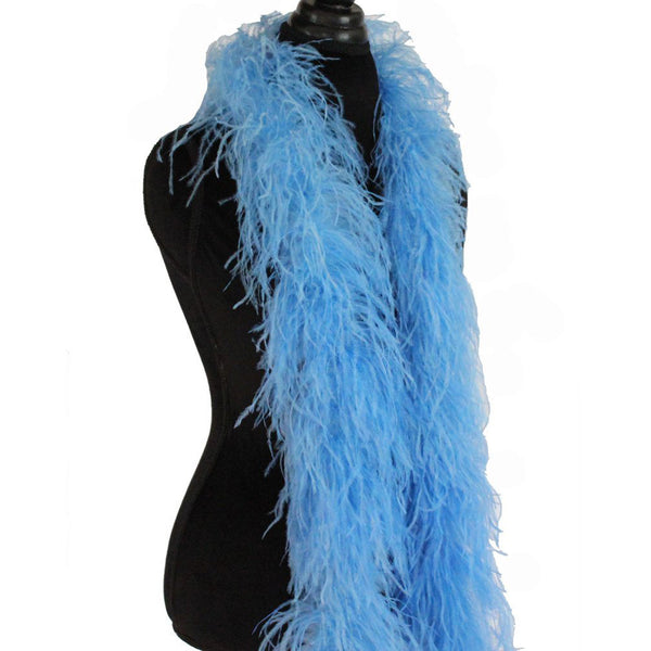 3 ply 72" Periwinkle Ostrich Feather Boa
