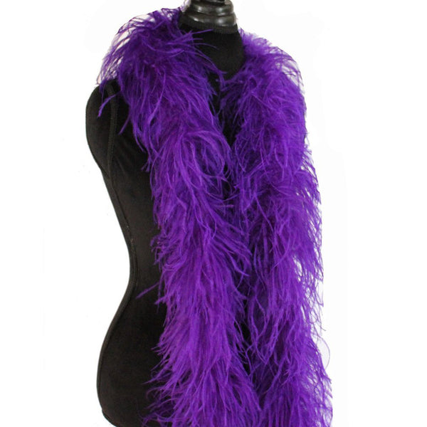 3 ply 72" Purple Ostrich Feather Boa