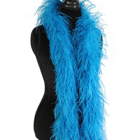 3 ply 72" Turquoise Ostrich Feather Boa