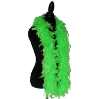 45 Grams Bright Green Chandelle Feather Boa