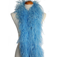 4 ply 72" Periwinkle Ostrich Feather Boa